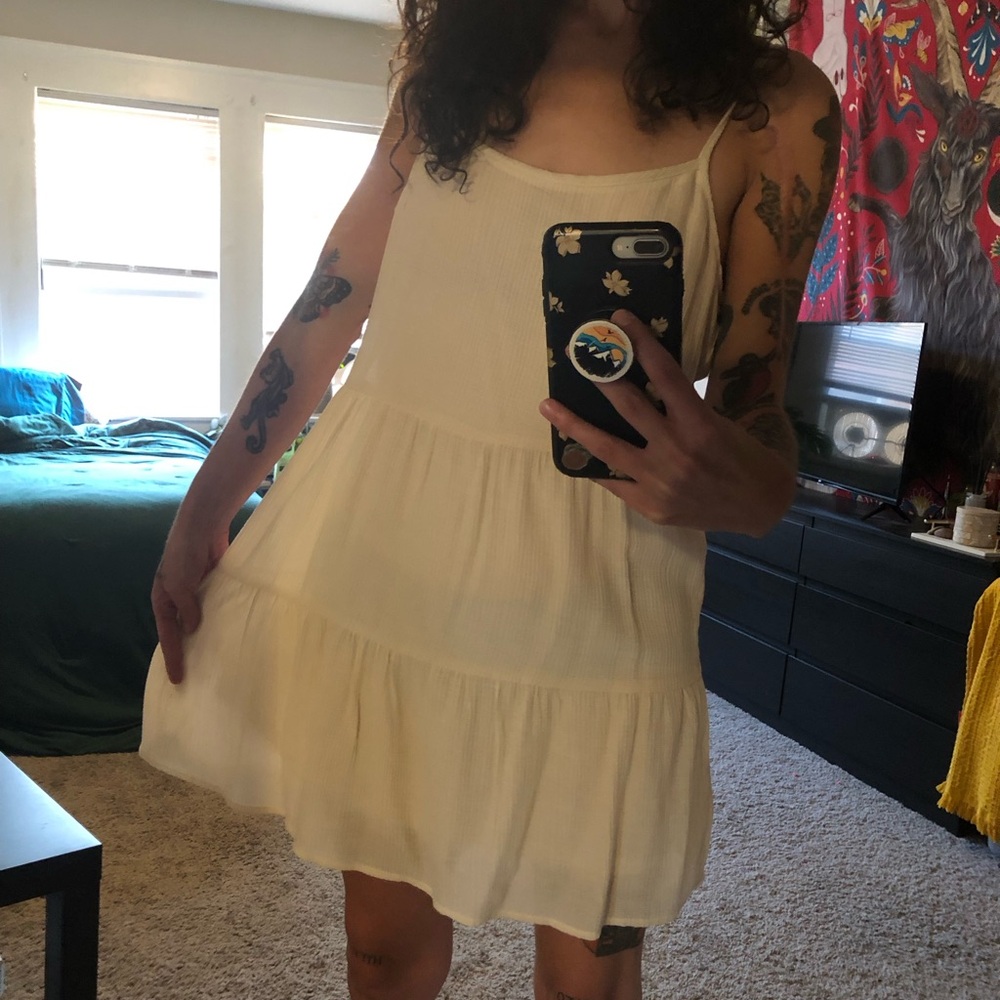 Divided Cottagecore Tiered A-Line Mini Dress - Picture 6 of 6